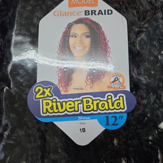 Model model galnce braid 2x river braid 12"