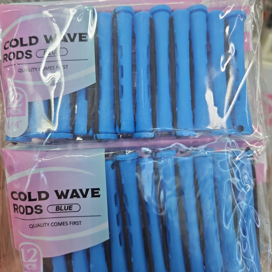 Dream World Cold Wave Rods 12pcs 1/4" short blue