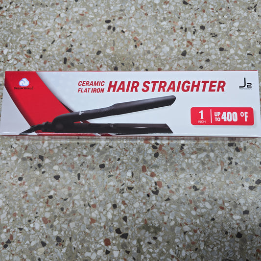 J2 Ceramic Flat Iron Hair Straighter 1"