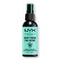 Nyx dewy finish fini Satine setting spray