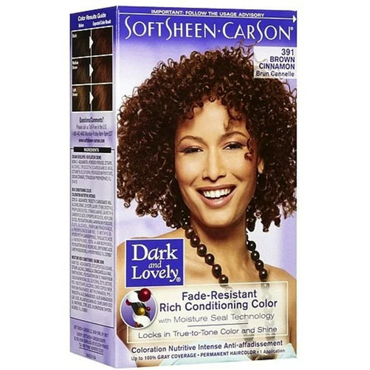 Dark and lovley fade resist for up to 8 week brown cinnamon 391