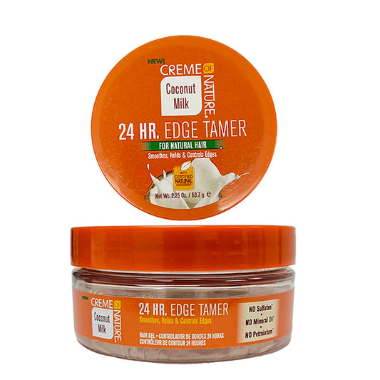 Creme of nature Coconut Milk 24 hour Edge tamer for natural hair 2.25oz
