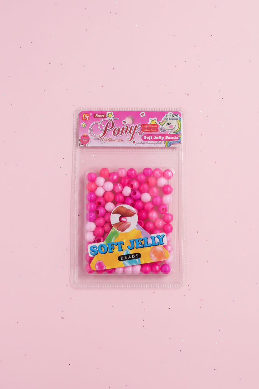 BT Pony soft jelly beads 11679 by Beauty Giant