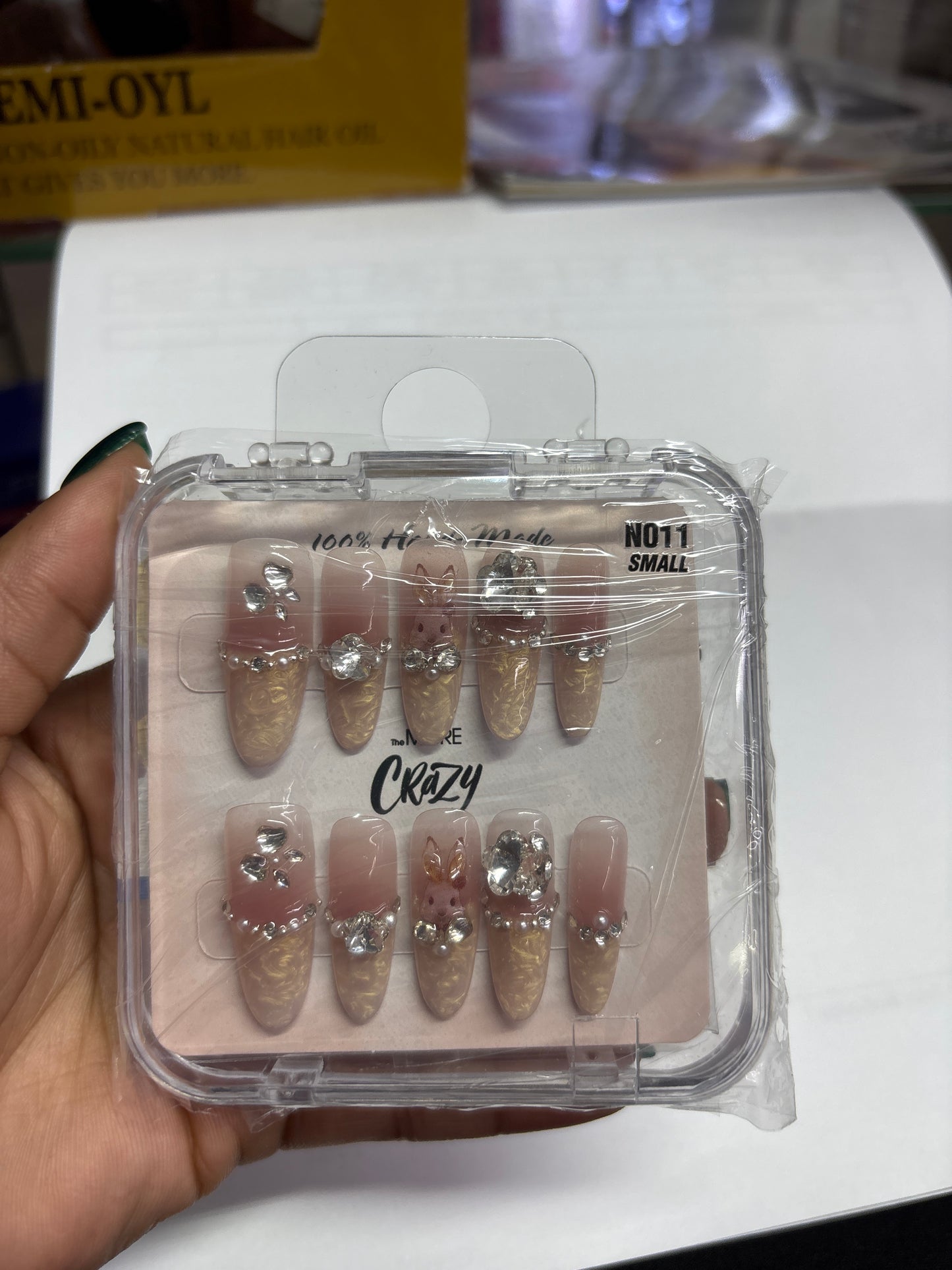 The More Crazy Hand Made Nails N011
