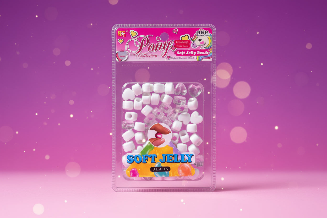 BT Pony soft jelly beads 11614 by Beauty Giant