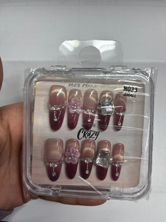 The More Crazy Hand Made Nails N033 Small