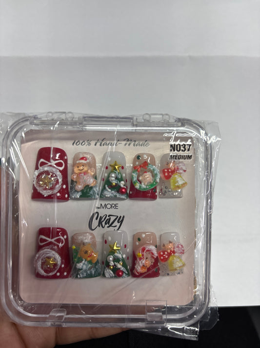 The More Crazy Hand Made Nails N037 Medium