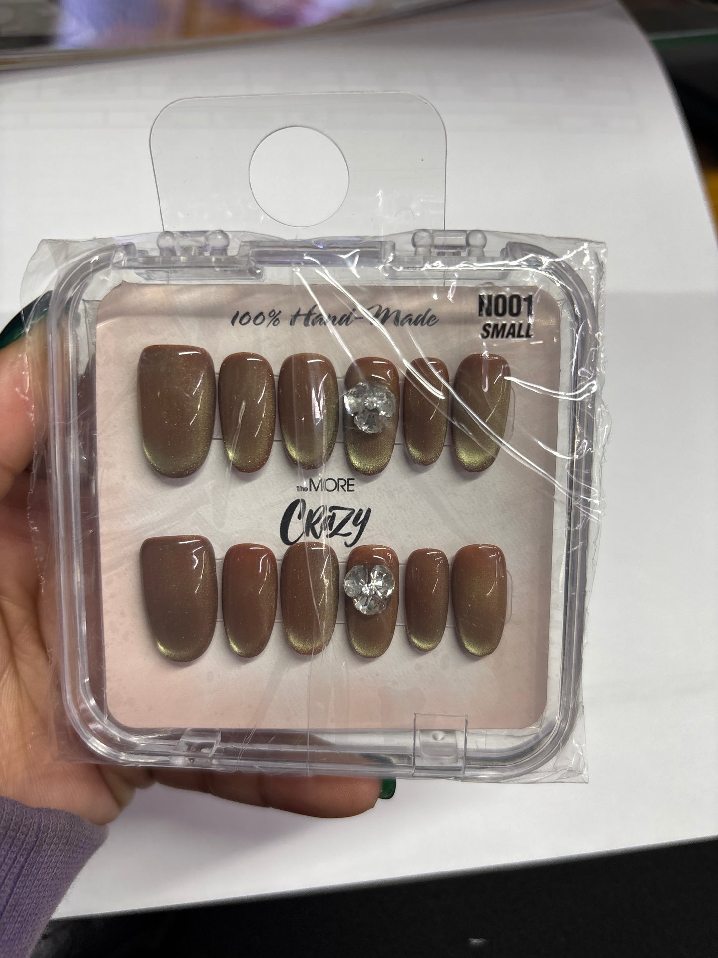 The More Crazy Hand Made Nails N001