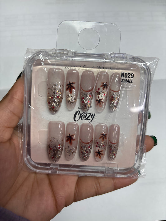 The More Crazy Hand Made Nails N029
