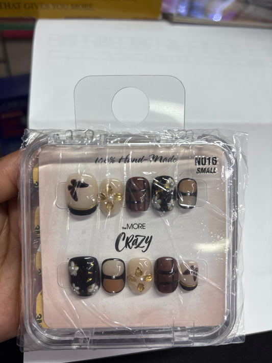 The More Crazy Hand Made Nails N016