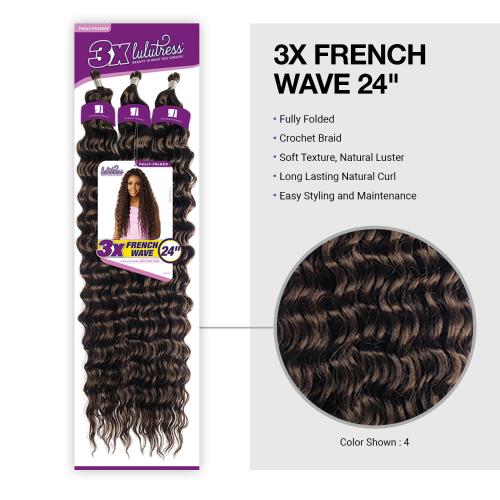 SENDATIONNEL 3x lulutress 3x 24" French Wave