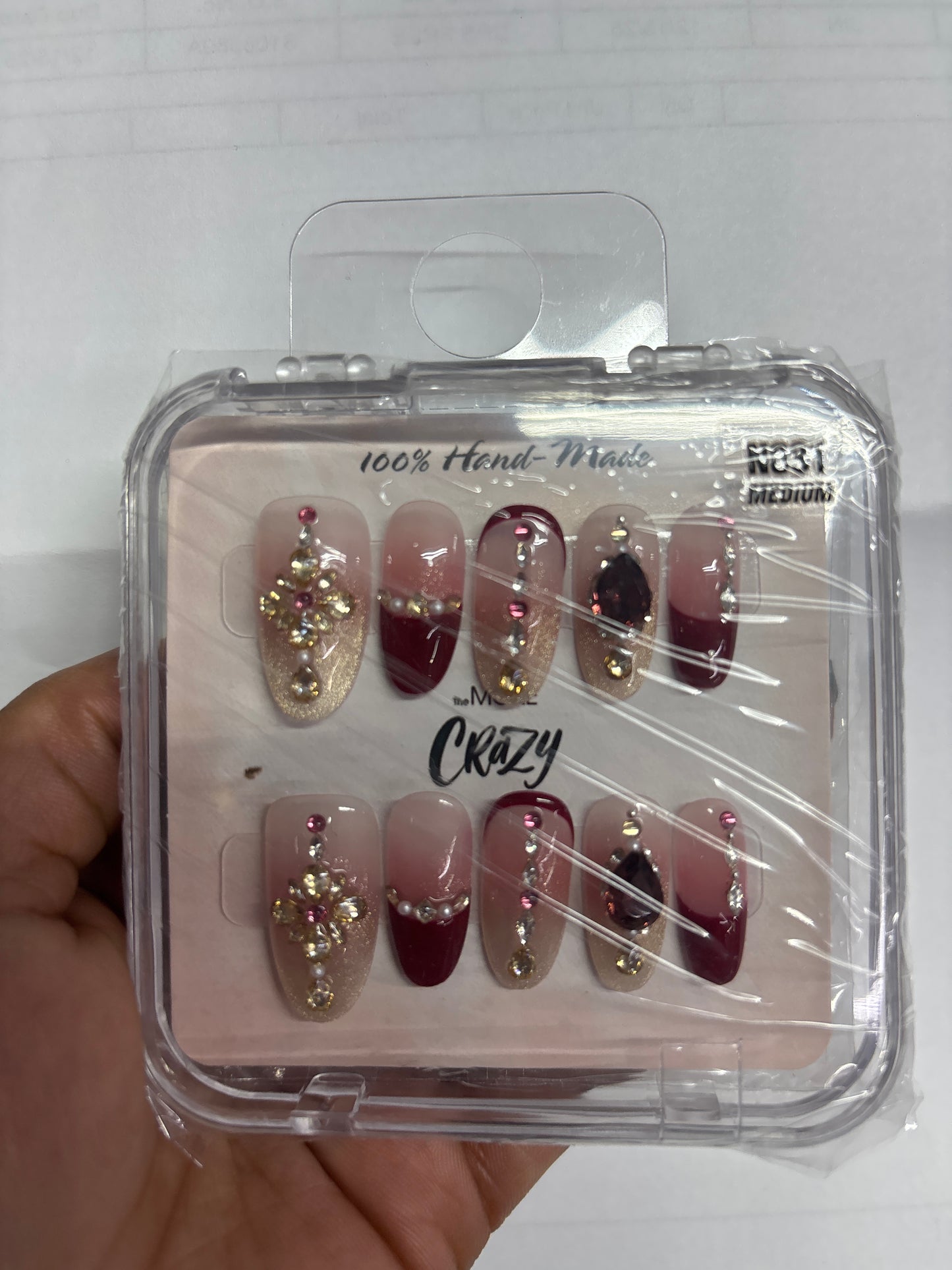 The More Crazy Hand Made Nails N031