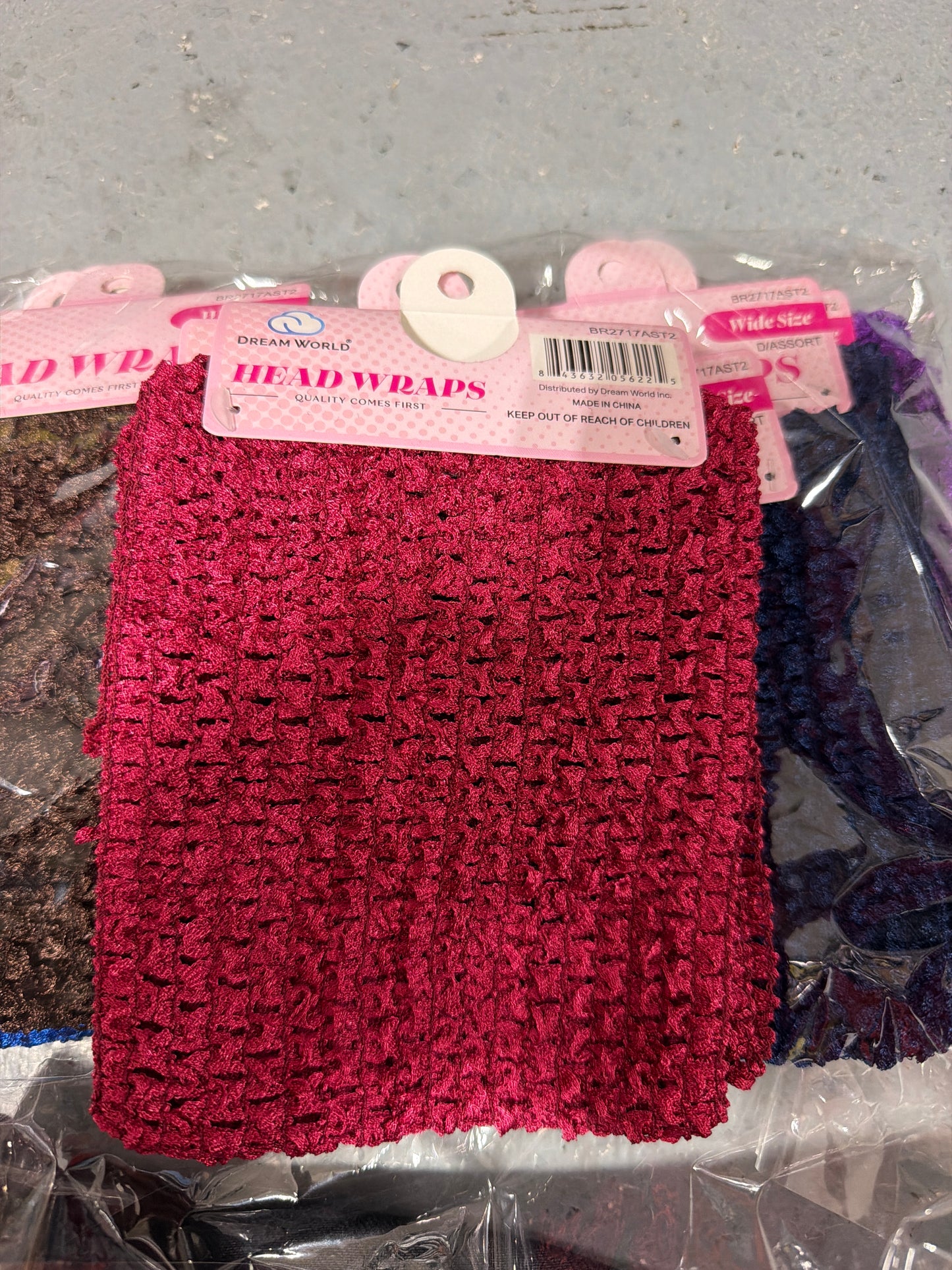 Wide head wrap