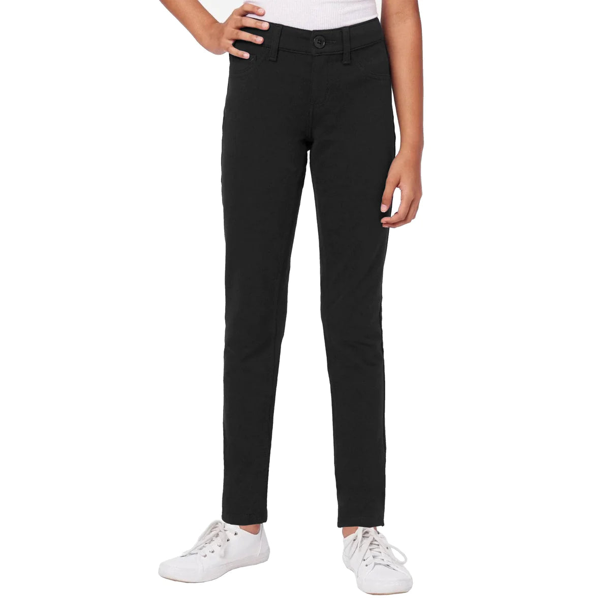 Girls Kids Black Uniform Pants