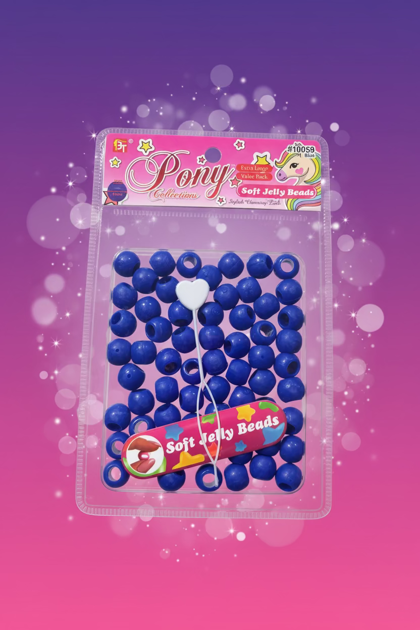 BT Pony soft jelly beads 10059 by Beauty Giant