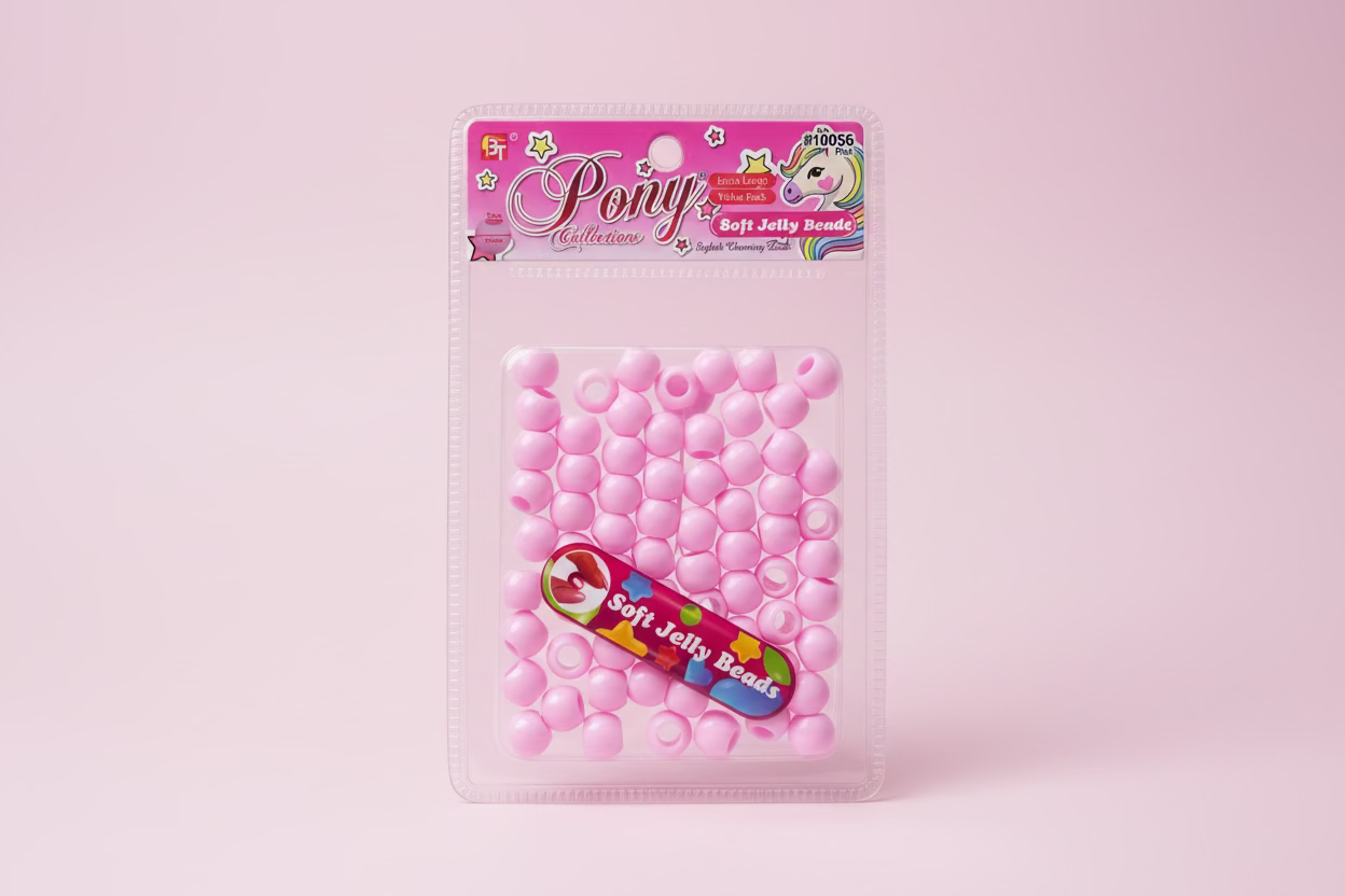 BT Pony soft jelly beads 10056 by Beauty Giant