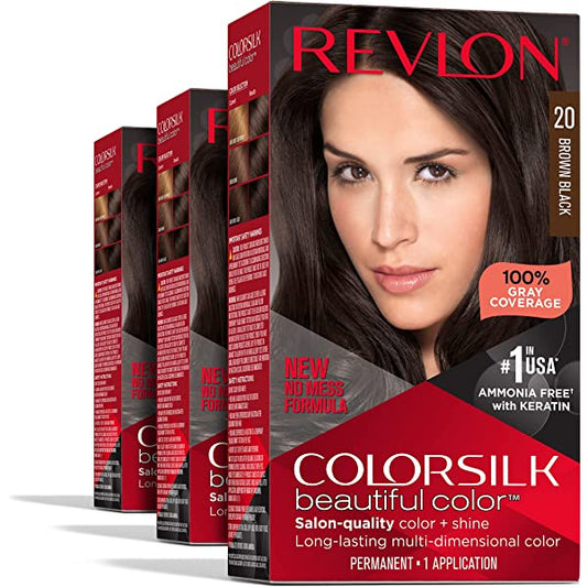 Revlon colorsilk beautiful color broen black