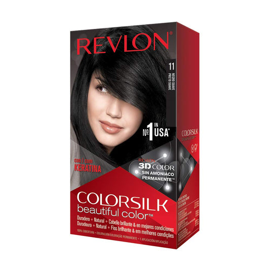 Revlon Softblk colorsilk beautiful color soft black