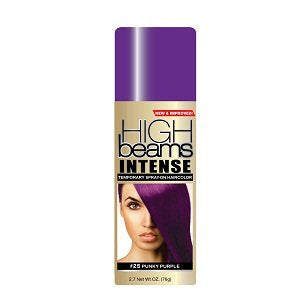 High beams intense temopary spray on hair color punky purple