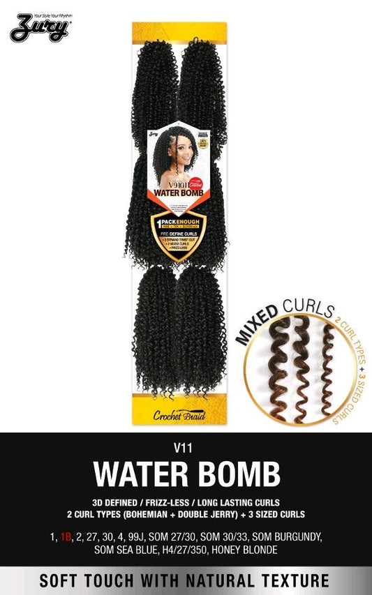 Zury Defined Curls Water Bomb 9"-10"-11"