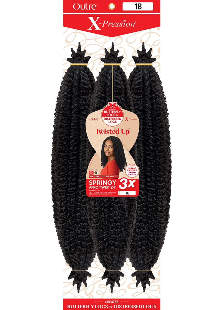 Outre 3x Springy Afro Twist 24"