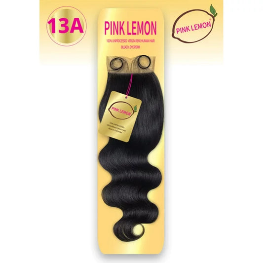 Pink lemon 4x4 Closure Body Wave