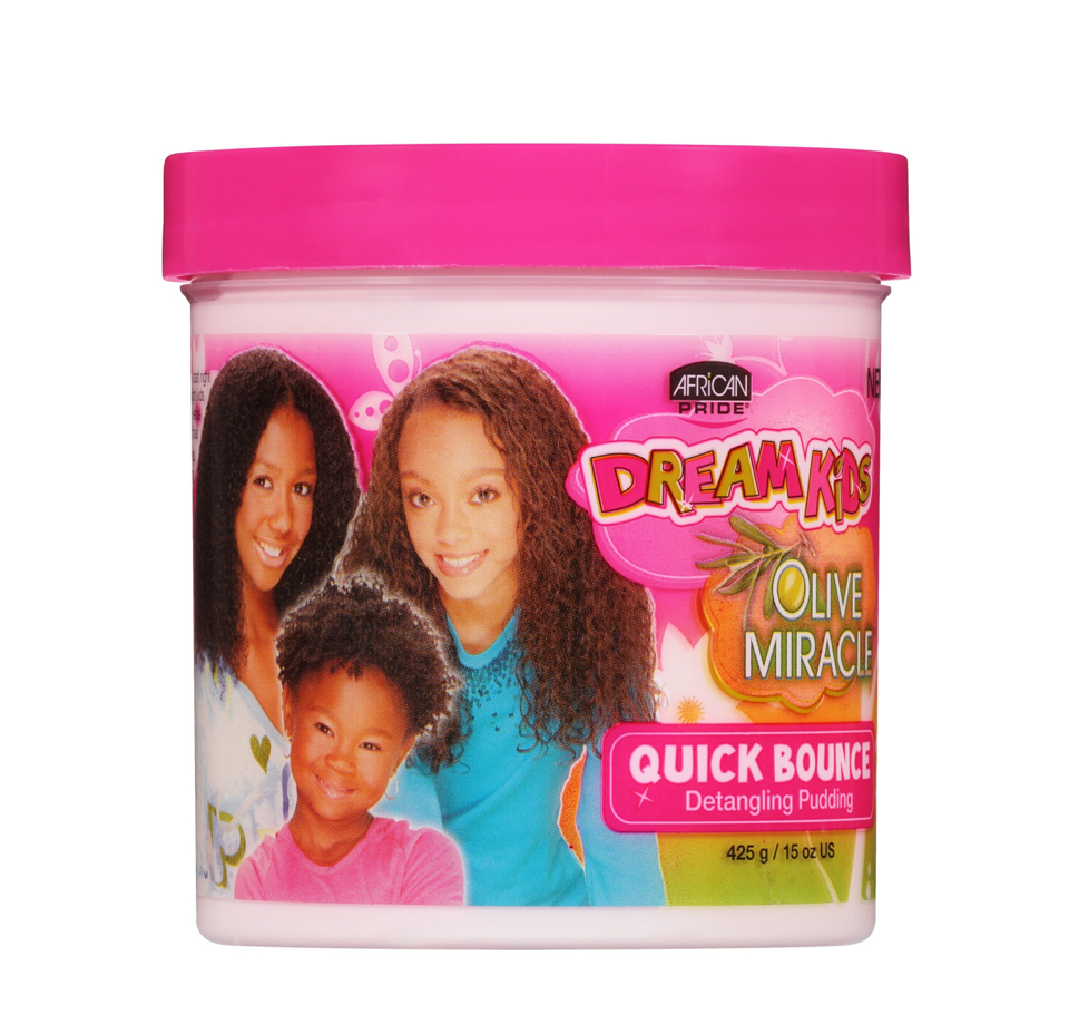 African Pride Dream kids olive miracle quick bounce detangling pudding 15oz