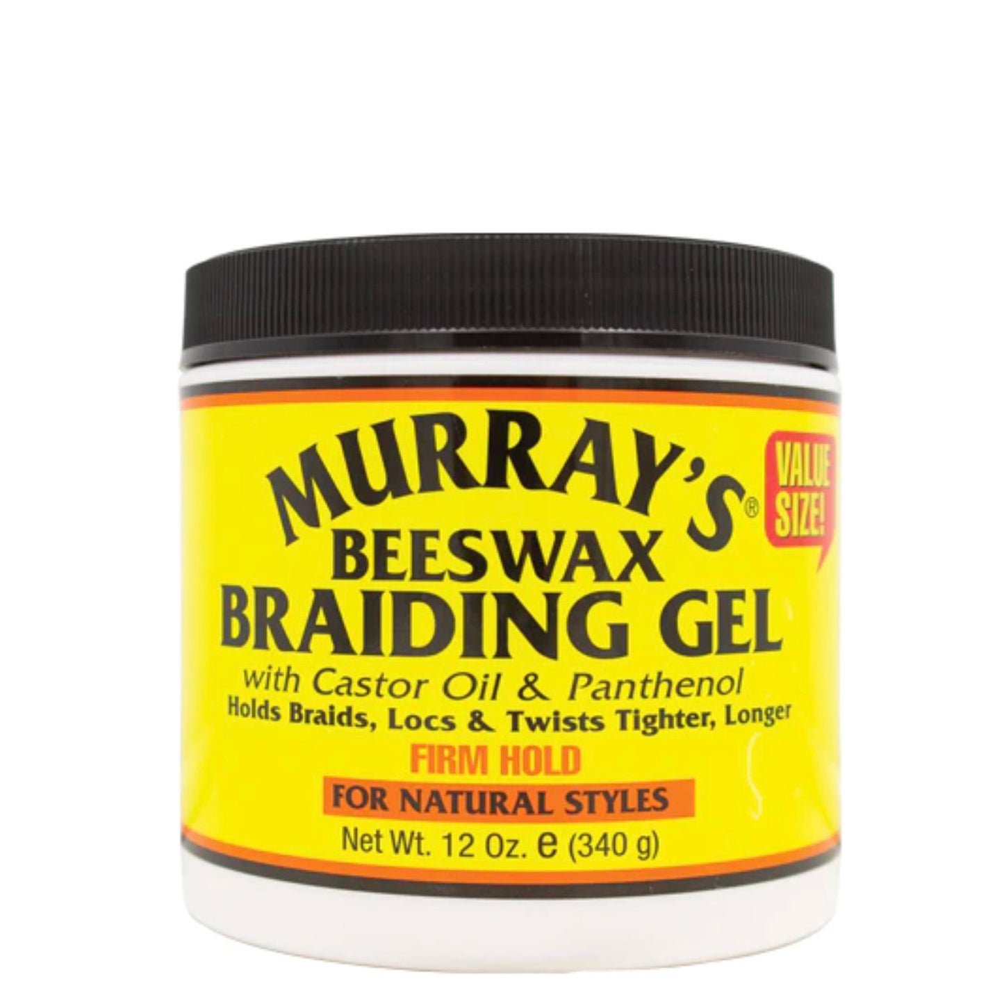 Murrays beeswax braiding gel 12oz