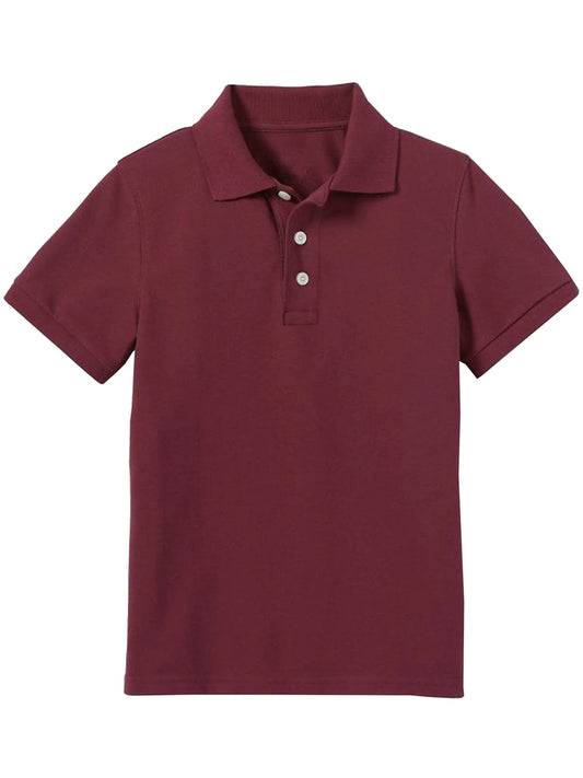 Boys Burgundy Uniform Shirts