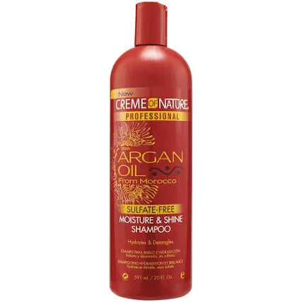 Creme Of Nature Argab Oil Sulfate Free Moisture & Shine Shampoo 20oz