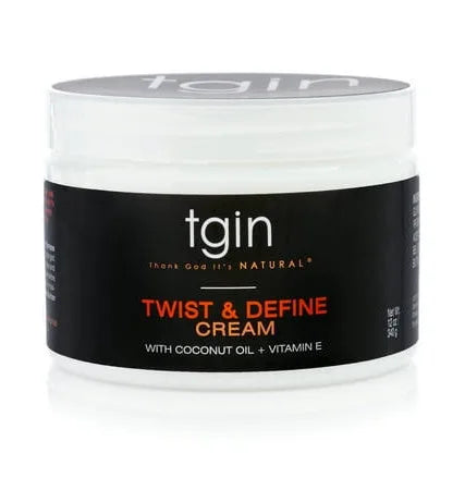 Tign Twist & Define Cream with coconut oil + Vitamin E 12oz