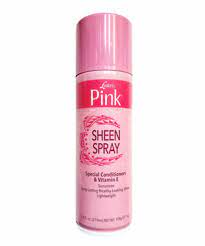 Pink sheen spray special conditioners & vitamin e 9.4oz