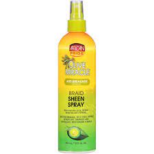 African pride olive miracle braid sheen 12oz