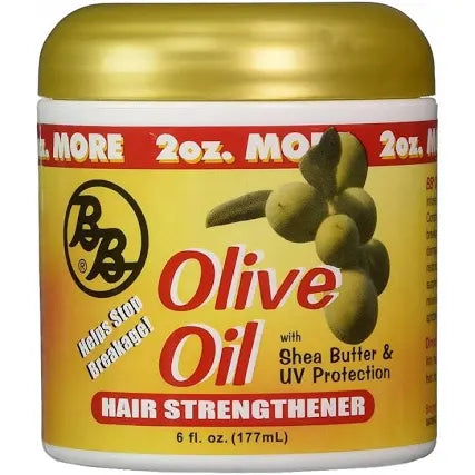 BB olive oil hair strengthener 6oz