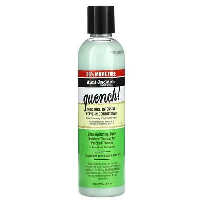 Aunt Jackie's curls & coils quench! Moisture intensive leave-in conditioner 12oz