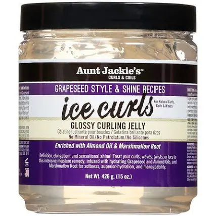 Aunt Jackie's curls & coils Ice Curls glossy curling jelly 15oz