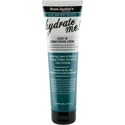 Aunt Jackie’s curls & coils Hydrate Me! Leave-in conditioning crème 10oz