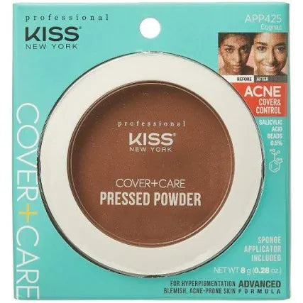 Professional Kiss NewYork Cover+Care Pressed Powder Cognac APP425