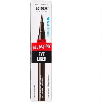Professional Kiss New York All Day Ink Eye Liner Blackest Black KD01
