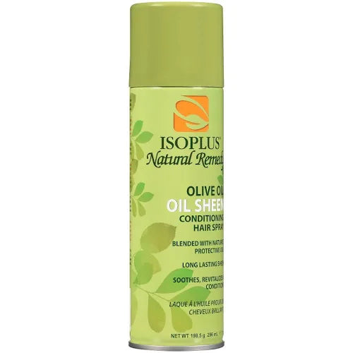 Isoplus Natural Remedy Olive Oil Sheen Conditioning Hair Spray 2oz