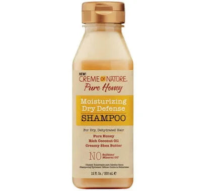 Creme Of Nature Pure Honey Shampoo For Dry, Dehydrated Hair 12oz