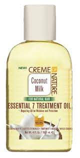 Creme Of Nature Coconut Milk For Natural Hair Essential 7 Treatment Oil 4Oz