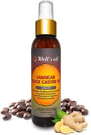 Wells jamaican black castor oil Ginger oil 4oz