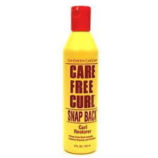 Softsheen carson care free snap back curl restorer 8 9z