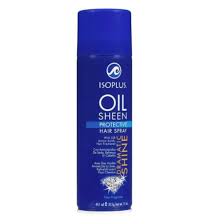Isoplus Oil Sheen Protective Hair Spray Dramatic Shine 11oz