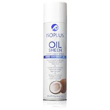 Isoplus Oil Sheen light hair spray With Coconut Oil 9oz