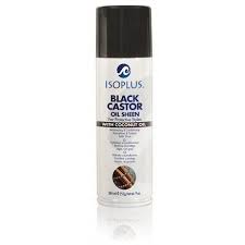 Isoplus Black Castor Oil Sheen light hair spray With Coconut Oil 9oz