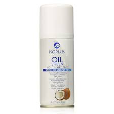 Isoplus Oil Sheen light hair spray With Coconut Oil 2oz