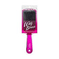 Red square wig brush