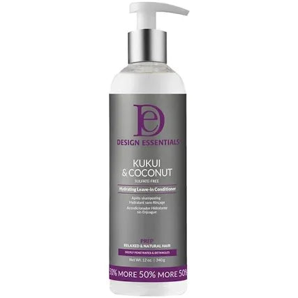 Design Essentials Kukui & Coconut Hydrating leave in conditioner 12oz